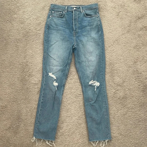 GRLFRND The Piper Super High Rise Slim Crop Jean - Picture 3 of 8